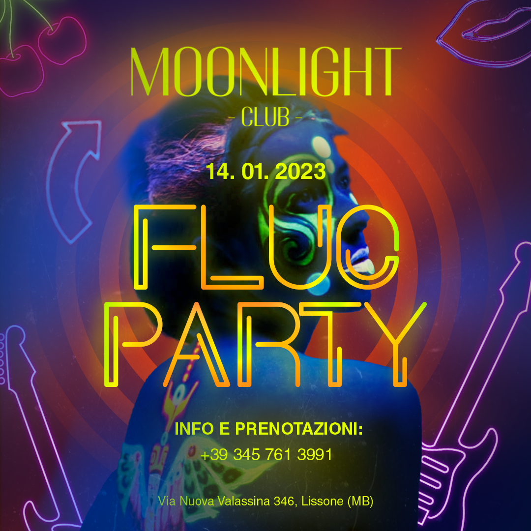 Moonlight “fluo Party” Sabato 14 Gennaio 2023 Oooh Events Biglietteria Online Gratis Per